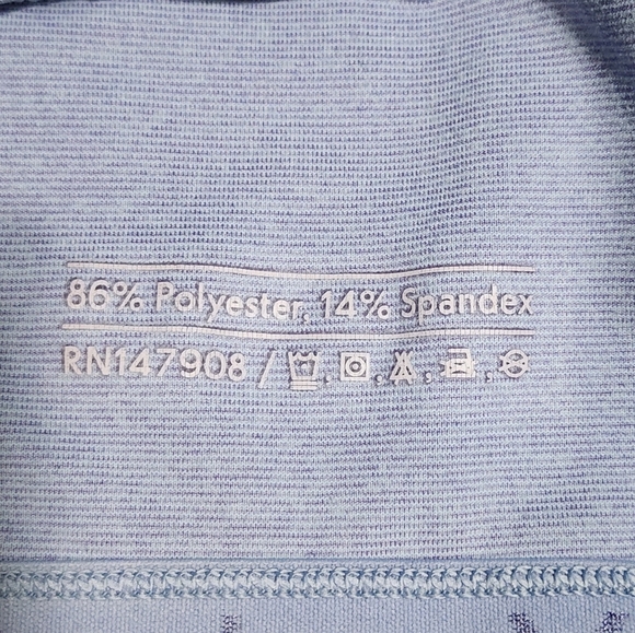 Outdoor Voices Athena Cropped Baby Blue Racerback Top Small - Picture 6 of 6